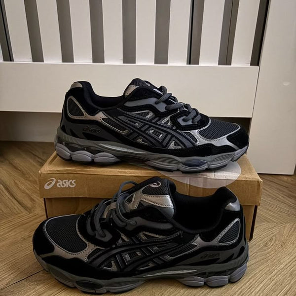 Asics gel nyc black and grey
