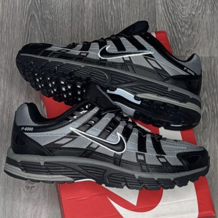 Nike p6000 grey and black